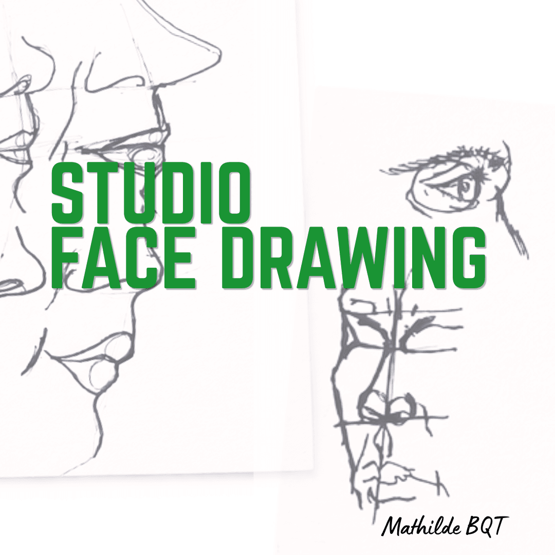 Studio Face Drawing — workshop visual